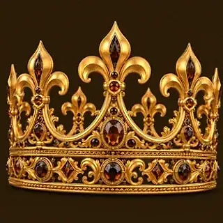 Ornate royal crown — Casiny