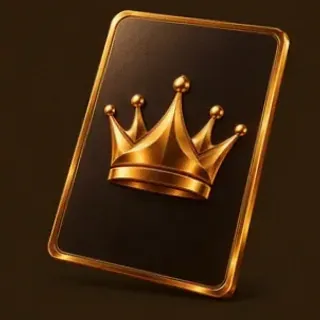 Crowned casino card — Casiny