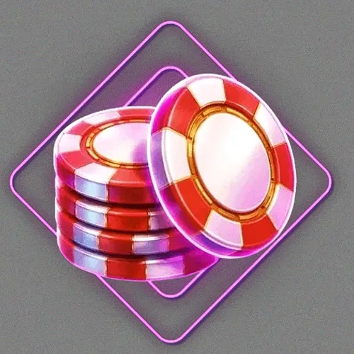 Poker table with cards