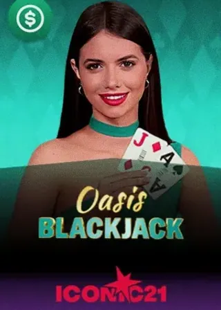 Oasis Blackjack live game cover