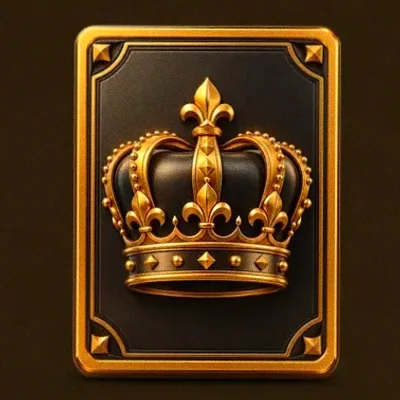 Crown emblem card — Casiny