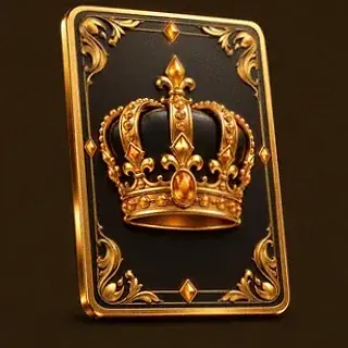 Royal crown card — Casiny