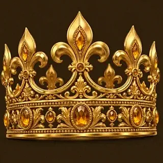 Jeweled royal crown — Casiny