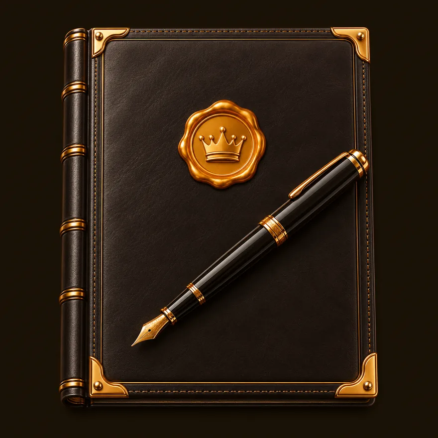 Leather casino ledger — Casiny